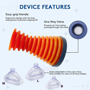 Dispositivo de Rescate para Asfixia con Succión Superior a 25 psi, Válvula de Retención de Bola de un Solo Orificio, 3 Tamaños, Máscara Inflable Personalizada - Product Image 4