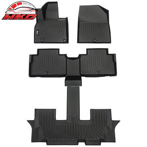 Floor Mats Fits For Kia Telluride 7 & 8 Seats 2020-2025 Heavy Duty <b>TPE</b> 3D Molded Anti-Slip Liner Guard Waterproof - Product Image 1