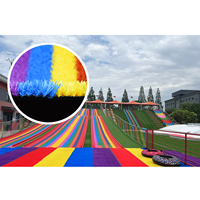 20MM & 25MM Regenbogen-Kunstrasen für Sportanwendungen und Volleyball-Spielplätze