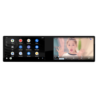 Reproductor de DVD para coche universal con Android 13, pantalla IPS, WiFi, Carplay inalámbrico, Android Auto, 8 núcleos, pantalla dual universal, estéreo para coche 2DIN