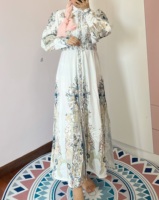 UNI Ramada – robe musulmane de l'aïd, en Satin, Maxi, modeste, vêtements islamiques, 2022
