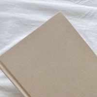 Carnet à couverture rigide A5 personnalisé en tissu lin, journal esthétique personnalisé pour l'écriture et les notes
