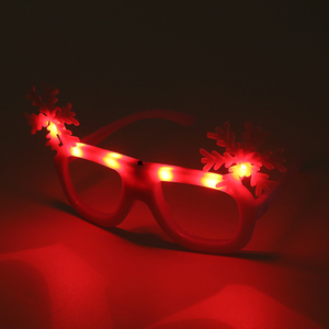 Gafas LED de Navidad con Caja de Baterías, Luces Rojas y Verdes Intermitentes, Gran Venta, Entrega Rápida para Decoración de Fiestas Navideñas - Product Image 3