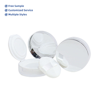 Boîte d'emballage cosmétique de luxe écologique avec logo personnalisé, 8g, avec miroir pour fard à joues, poudre compacte, poudre libre