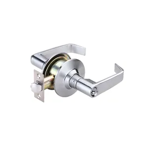 אלומיניום סגסוגת דלת lockset ידית נעילת מנוף tubular נועל פרטיות דלת מנוף ידית נעילה