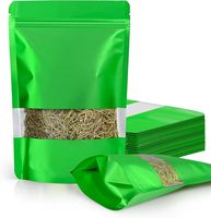 Sachets Doypack en aluminium refermables anti-odeur avec fenêtre mate, imprimés en héliogravure, de qualité alimentaire pour l'emballage d'aliments pour bébés, faible MOQ