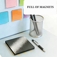 Tableau magnétique effaçable personnalisable en acrylique pour réfrigérateur, décoration intérieure avec surface effaçable à sec, aimant de réfrigérateur en acrylique