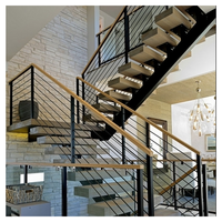 Prima Stair – Stringer d'escalier droit à longueur réglable, conception télescopique, flexible pour escaliers de projets à hauteur de plancher variable