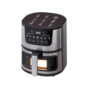 2024 Fábrica al por mayor 6L 7L Aparato de cocina MÁS NUEVO Más vendido en EE. UU. Sin aceite Pantalla táctil digital Visible freidora de aire - Product Image 1