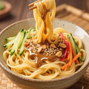 天然芝麻酱酱，用于烹饪亚洲食品火锅蘸料，混合优质香料和调味料 - Product Image 3