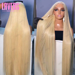 <span class=keywords><strong>Parrucca</strong></span> di pizzo frontale senza colla 613 vergine grezza da 40 pollici 13x6 HD - Product Image 1