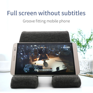 Support de tablette de voyage en tricot brodé personnalisé, multifonctionnel, avec coussin triangulaire en mousse à mémoire de forme, amovible et lavable - Product Image 5