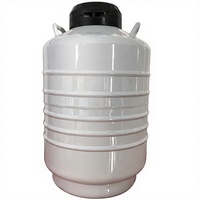 Conteneur d'azote liquide 35L YDS-35-80 avec 6 canisters de 276 mm pour le stockage du sperme animal