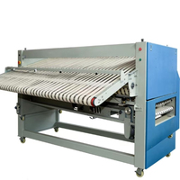 Machine à plier électrique industrielle entièrement automatique ZD3300-V, largeur 3300 mm, haute précision, 380 V, pour les entreprises de blanchisserie commerciale