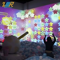 Parc de jeux intérieur tout-en-un pour enfants : Jeux interactifs de frappe murale, cartographie interactive, projection interactive, jeu de balle