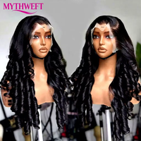 Perruque sans colle Full HD avec frontal en dentelle 13*4, boucles rebondissantes, cheveux humains vierges brésiliens doublement étirés, cheveux vietnamiens bruts, pour femmes noires