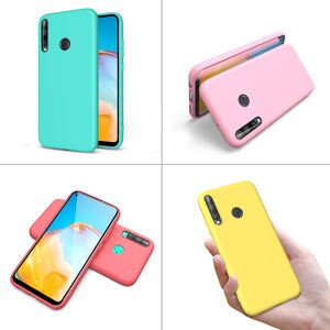 Funda de teléfono de silicona para Huawei <span class=keywords><strong>P40</strong></span> <span class=keywords><strong>Lite</strong></span> E, 7 colores, TPU, suave, mate, caramelo - Product Image 4