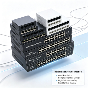 Switch Ethernet Gigabit non géré 24 ports Plug and Play, montage en rack 1U, 10/100/1000 Mbps, RJ45, pour réseau de bureau - Product Image 6