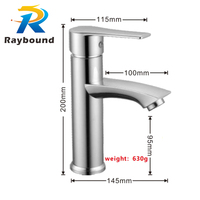 Robinet de lavabo économique en acier inoxydable, vente chaude, directement de l'usine, filtre, lavabo, robinet de salle de bain, robinet de lavabo chaud et froid