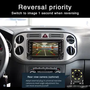 Autoradio con CarPlay Android da 7 ''2 Din radio stereo per auto con GPS Wi-Fi FM per VW RNS 510 PASSAT POLO GOLF 5 6 TOURAN