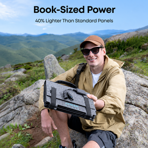 Panneau solaire ultra-léger 11-60V MC4 Anker SOLIX PS60, chargeur portable pliable A4, résistant à l'eau IP68, pour le camping et les aventures - Product Image 2