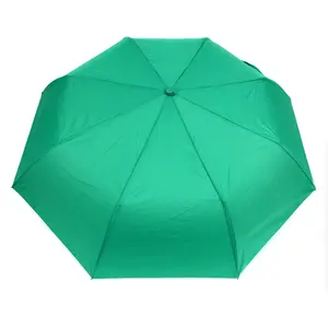 Paraguas plegable de 3 pliegues para exteriores, sombrilla OPC