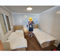Maison préfabriquée portable à deux étages, conteneur détachable de 20 pieds ou 40 pieds, maisons modernes miniatures, dortoir ou bureau modulaire