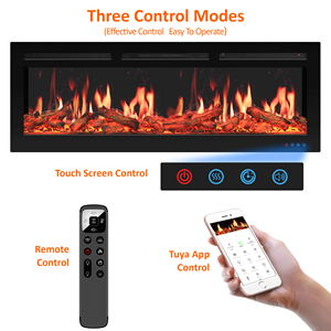 Luxstar New LCD Electric <strong>Fireplace</strong> Insert Hot Sale Indoor Household Screen LED <strong>Light</strong> Real <strong>Flame</strong> <strong>Effect</strong> Modern <strong>for</strong> Hotels - Product Image 4