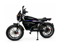 Vélo électrique tout-terrain à suspension intégrale OWAY SK-1, pneus larges, longue autonomie, style rétro, haute vitesse, pour adultes
