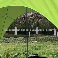 Extension de mât de tente en fibre de carbone 16 mm, 4 sections, 200 cm, accessoires de tente, camping en plein air, support d'auvent extensible fixe