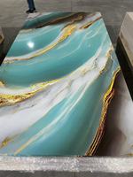 Panneau mural en PVC de haute qualité 1220*2440/2800mm en marbre UV pour la décoration intérieure