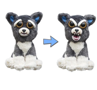 Poupées en peluche réversibles qui changent d'expression, 14 styles, jouets porte-clés, cadeaux d'anniversaire pour garçons et filles