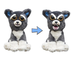 Poupées en peluche réversibles qui changent d'expression, 14 styles, jouets porte-clés, cadeaux d'anniversaire pour garçons et filles - Product Image 6