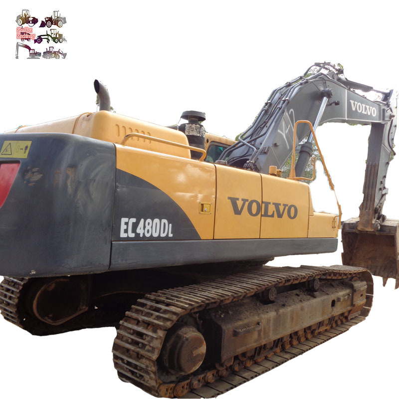 Гусеничный экскаватор Volvo EC480, производство Южной Кореи, землеройный экскаватор Volvo EC 480 48 тонн