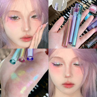 En gros : Enlumineur, Eyeliner, Fard à paupières liquide végétalien, à paillettes lisses, haute pigmentation, effet scintillant, caméléon, métallique, lumineux, clair et foncé