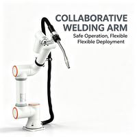 Bras de robot de soudage articulé à six axes, cobot collaboratif pour ligne de soudage de structures en acier