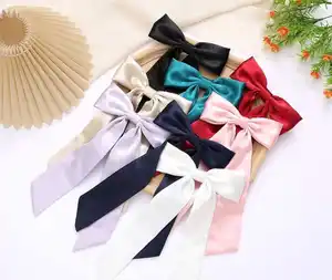 Bow Shaped Duckbill Hair Clip Hair Clips for Girls Ribbon Headband Bow Clip