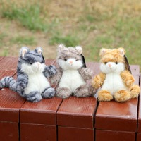 Mignon personnalisé en gros doux jouets en peluche singe réaliste maternelle cadeau commémoratif bébé se couche pour dormir