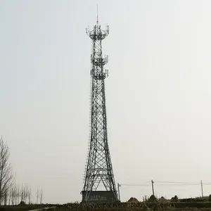 Torre de esquina de línea de transmisión de energía de acero, torre de distribución