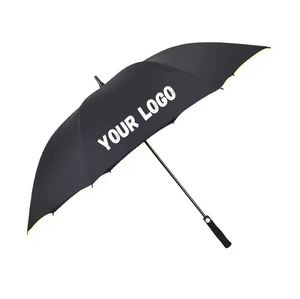 Parapluie de golf double couche résistant au vent, personnalisé avec logo imprimé, cadeaux promotionnels pour entreprises, parapluie d'extérieur - Product Image 1