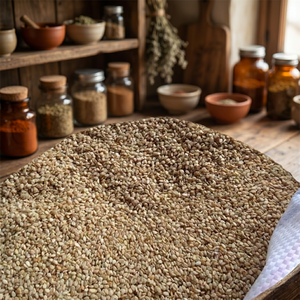 Graines de sésame blanches décortiquées - Origine Afrique du Sud, Durée de conservation de 24 mois, Stockage à froid et à sec, Pour consommation humaine - Product Image 3
