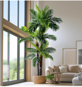 <span class=keywords><strong>Vente</strong></span> directe <span class=keywords><strong>d</strong></span>'usine de palmiers artificiels géants de 7 pieds résistants aux UV en plastique pour l'aménagement paysager intérieur/extérieur. - Product Image 2