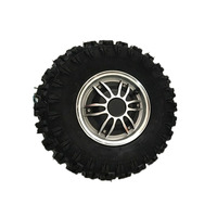 2pcs 13 Inch 45 Km/h 48V 1000W Single Shaft Brushless Gearless Hub Motor Wheel With Dual Drive Controller for Light EV Go-Kart