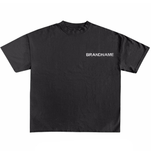 เสื้อยืดคอกลมแขนสั้นทรงปกติสำหรับผู้ชาย ผ้าฝ้าย สไตล์สตรีท สีดำ โลโก้ด้านหลัง ใส่ได้ทุกวัน ขายออนไลน์ในราคาขายส่ง - Product Image 6