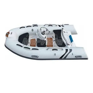 Special Products fiberglass Hull Hypalon/PVC fiberglass rib inflatable boat pooton boat for sale