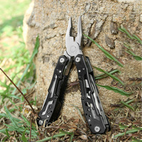 Pince multifonction 12-en-1 en acier inoxydable avec étui en nylon pour la survie, le camping, la chasse, la randonnée, cadeaux pour hommes