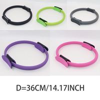 Vente en gros de cercle de fitness en plastique, anneau de yoga pilates, cerceau de musculation, accessoire de résistance cinétique