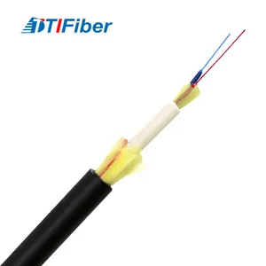 Kapalı ve açık FTTH GJYFJY 2 4 8 12 çekirdek SM metalik olmayan kanal hava sıcak satış Fiber optik iletişim kablosu