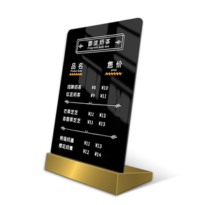 กระดานข้อความแบบพกพาขนาดเล็ก กระดานดำไม้ขนาดเล็ก ป้ายแสดงข้อความแบบลบได้ - Product Image 5