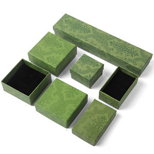 耳环项链品牌礼品盒带泡沫批发定制豪华纸板小首饰盒套装戒指包装盒 - Product Image 6